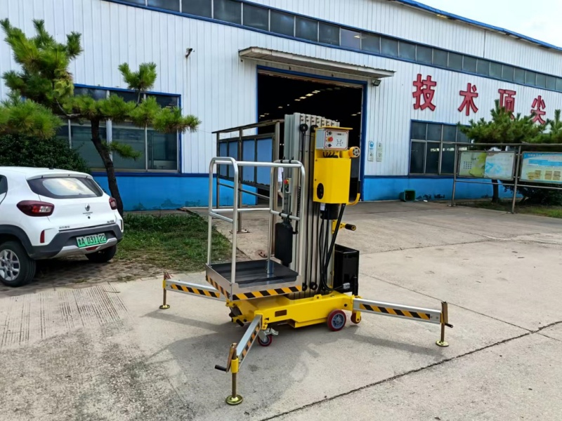 單桅柱高空作業平臺手推式主要作用是什么？